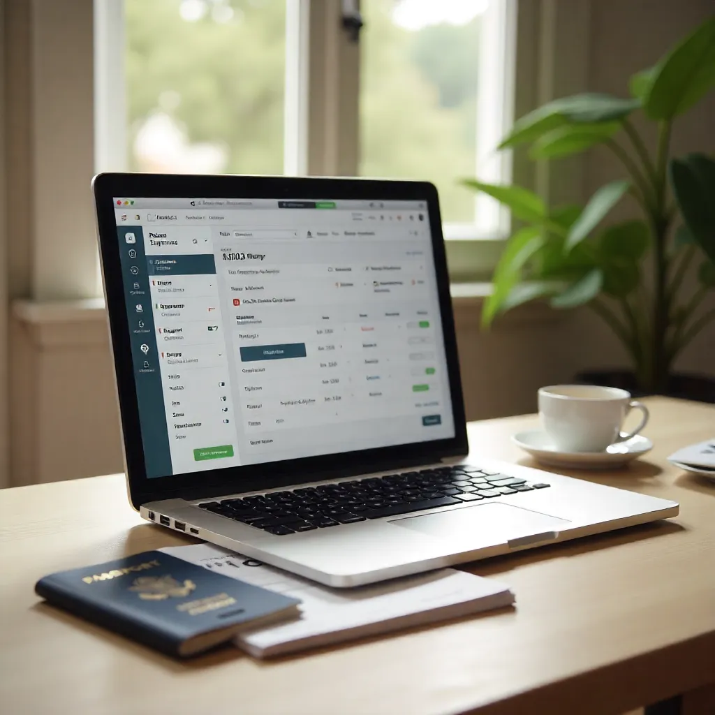 World map with travel destinations highlighted