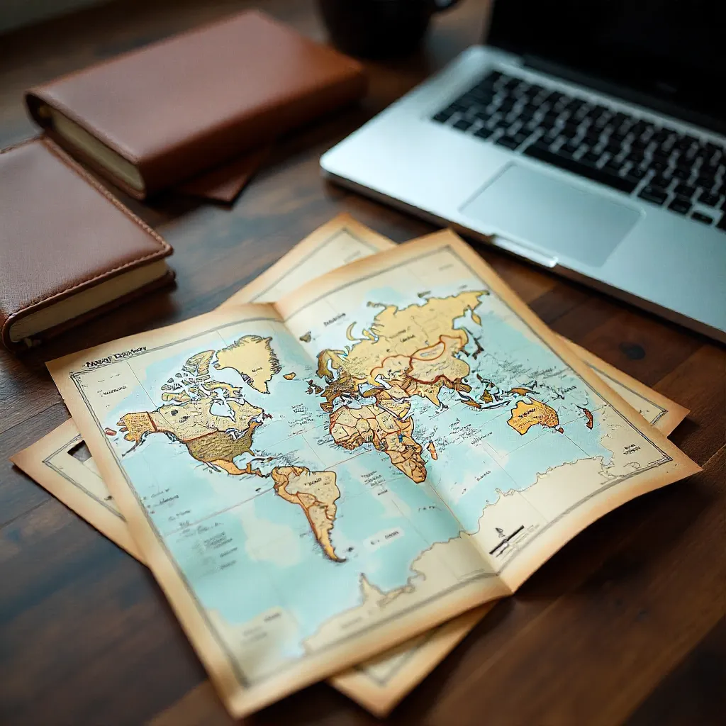 Mediterranean coastal town